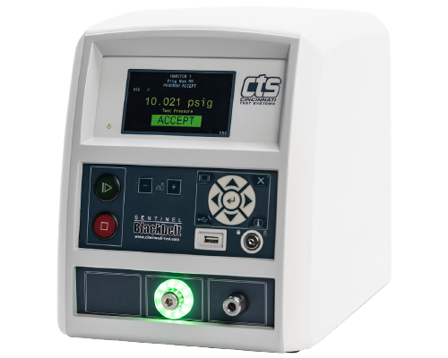 Sentinel Blackbelt | Benchtop Pressure Decay | Flow Leak Test